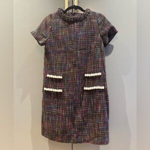 Tuckernuck Jackie gemstone tweed dress with pearl details